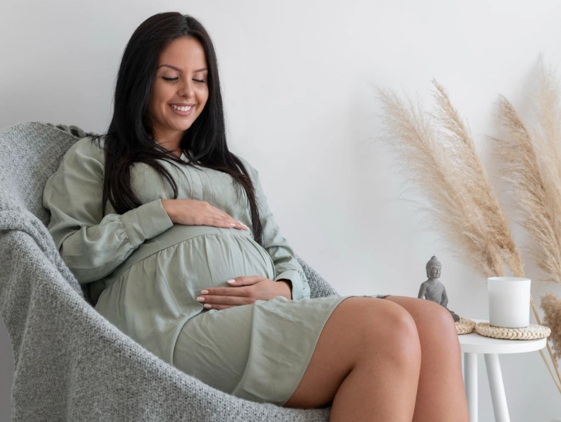 sitting position during pregnancy third trimester