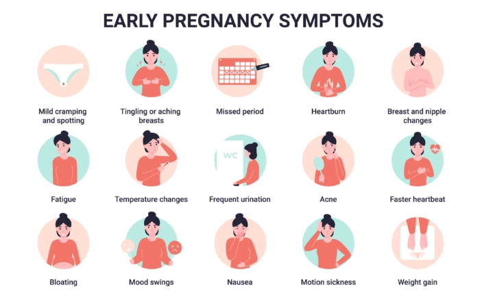 early pregnancy symptoms before missed period