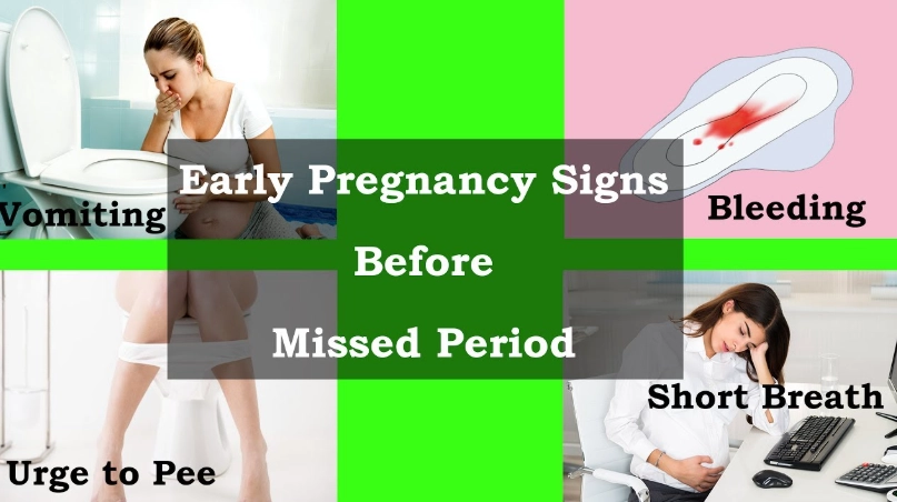 pregnancy symptoms before missed period