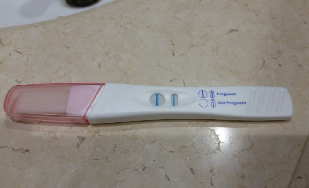 positive test right away