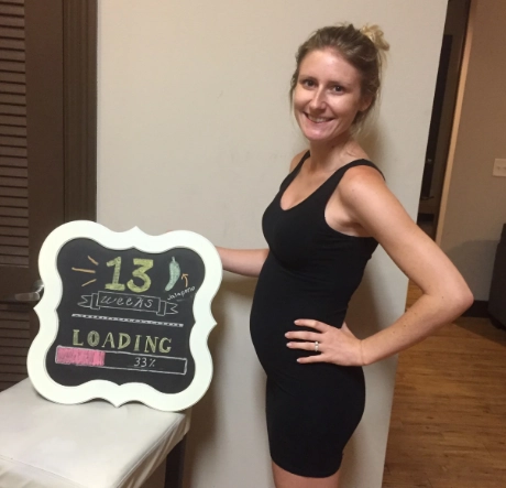 first trimester bump