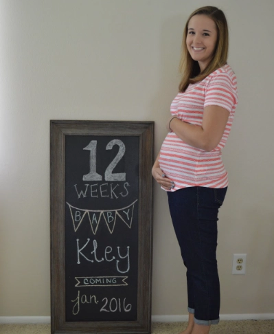 12 week baby bump