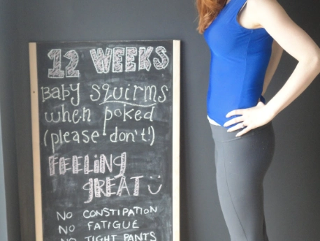 signs of healthy pregnancy 12 weeks