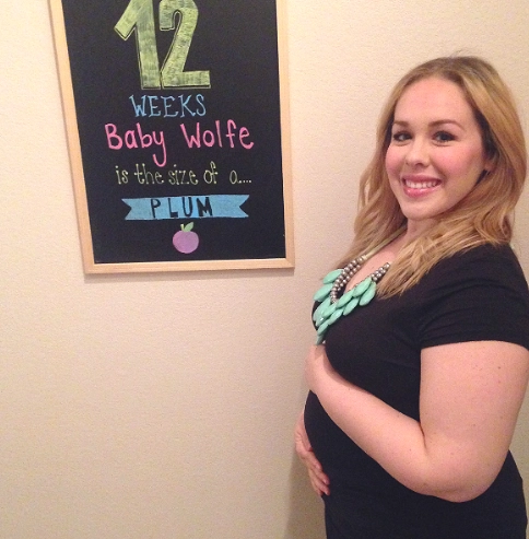 first trimester bump